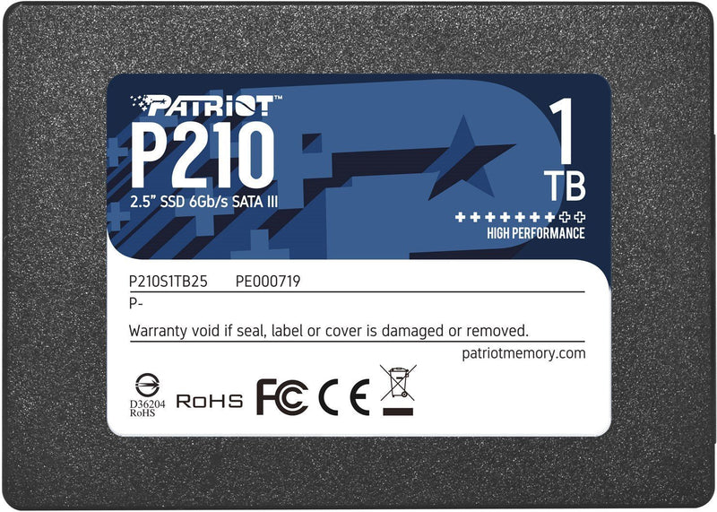 Patriot Drive SSD P210 SSD 1TB SATA 3 Internal Solid State Drive 2.5INCH