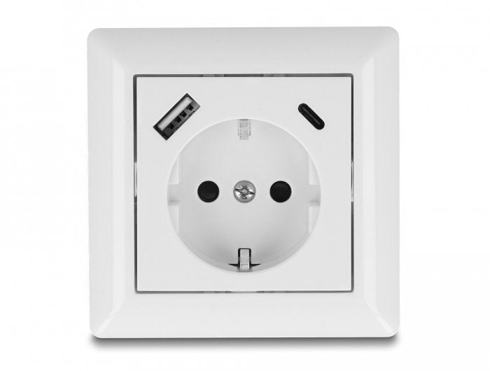 Delock Socket Empotrada With 2 Ports Charging Usb, 1 X USB Type a