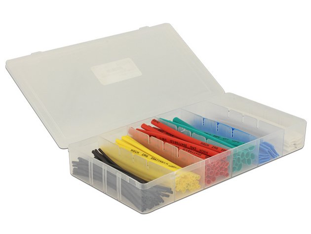 Delock Box Of Termorretractil 100 Pieces 6 Colours