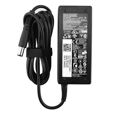 Dell Charger 19.5V 3.34A 65W (7.4MMX5.0MM) With Cable Power New Style PA-12 With Rounded Sides P975F — image 1