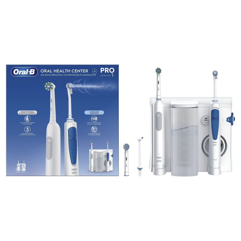 Oral-b Series Pro 1 White + Oxyjet Brush Teeth Eléctrico + Irrigador Dental Water
