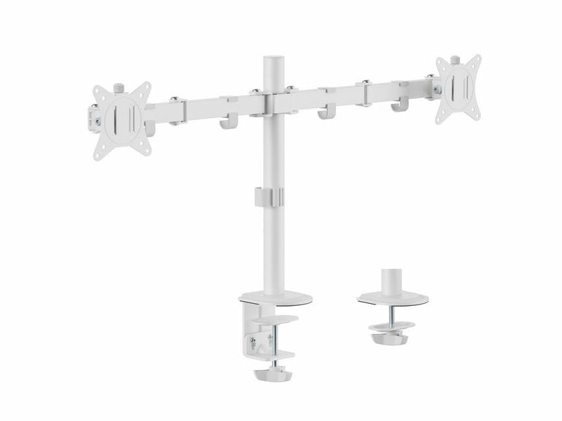Equip Desk Mount 650167 2 Screens 17-32 Arm Tilt And Rotating 360 Colour White