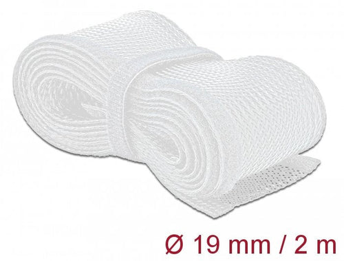 Case Trenzada With Closure Velcro 2M X 19MM White — image 1