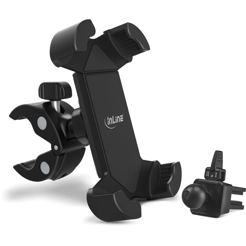 Inline One Click Easy 3 Drive & Ride Set With Clamp Universal And Clip Grille Ventilación