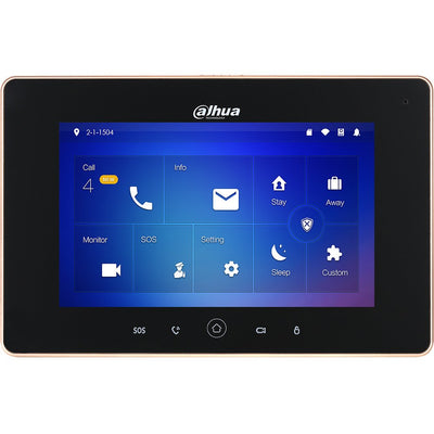Dahua VTH5221D-S2 Monitor Indoor 7 Surface Video Doorbell IP Wi-Fi PoE SD 6E 1S Alarm Black — image 1