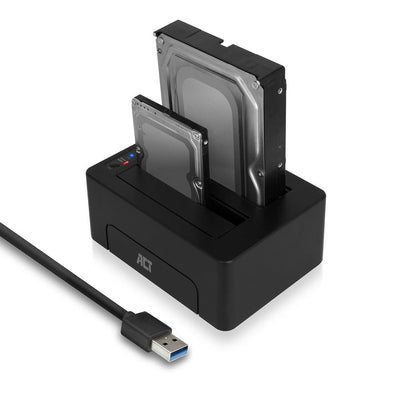 2.5 Inch And 3.5 Inch SATA Dual HDD SSD Docking Station, USB 3.2 GEN1 — image 1