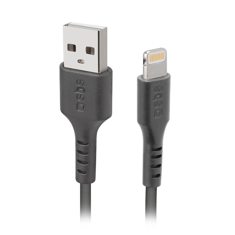 Sbs Cable Datos/ Charging USB 2.0 - Lightning C-89 Black Iphone