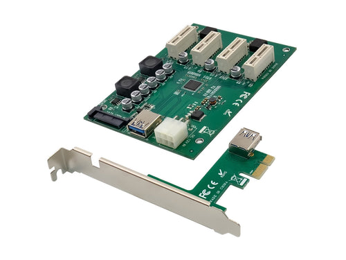 Conceptronic Pci Express Card PCIE X1 To 4 PCIE X1 Expan.kit — image 1