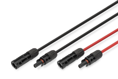 Digitus Alargador Cable Solar Ø 6MM² Pv 1.500 Voltios 2X 15 Metres - 1X Red 1X Black Plug / Socket MC4 DK-SCEC — image 1