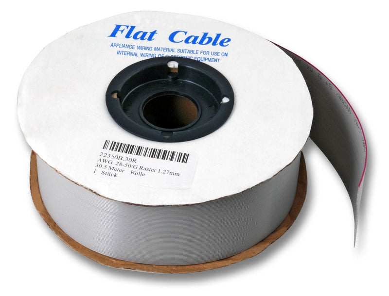 Efb Cable Flat Awg 28-10G 30,5M Roll Rm 1,27 10POL. UL2651
