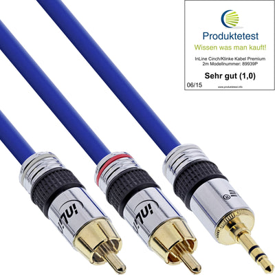 Inline Cable Audio Premium 2X Rca Male a Male 3,5MM 5M — image 1