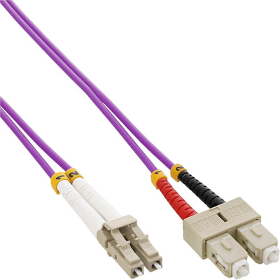 Inline Cable Duplex Fibre Optic Lc/Sc 50/125?M OM4 20M — image 1
