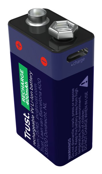 Trust Batteries 6LR61 25745 9V Recargables — image 1