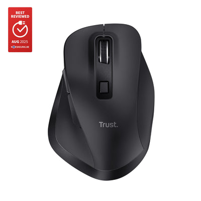 Trust Mouse Optico Fyda Wireless Multidispositivo Black Span Data-teams'true'Bluetooth/Span/ DPI 800-2400 — image 1