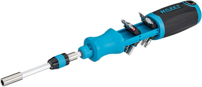 Hazet Screwdriver Carraca Bit 811R-3, Set Of Puntas Blue/Black With Charger Integrado) — image 1