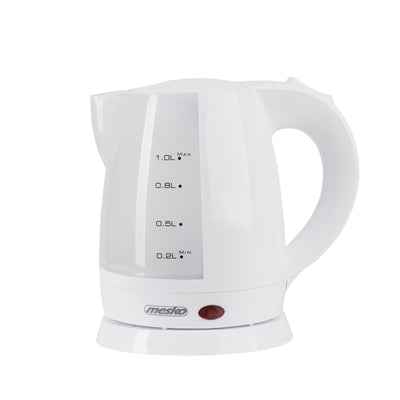 Mesko Kettle Ms 1276, Eléctrico, Power 1600W, Capacity 1 L, Plastic White — image 1