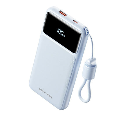 Vention Powerbank 10000MAH XGYW0-39-TY 22.5W White Includes USB Cable Type-c — image 1