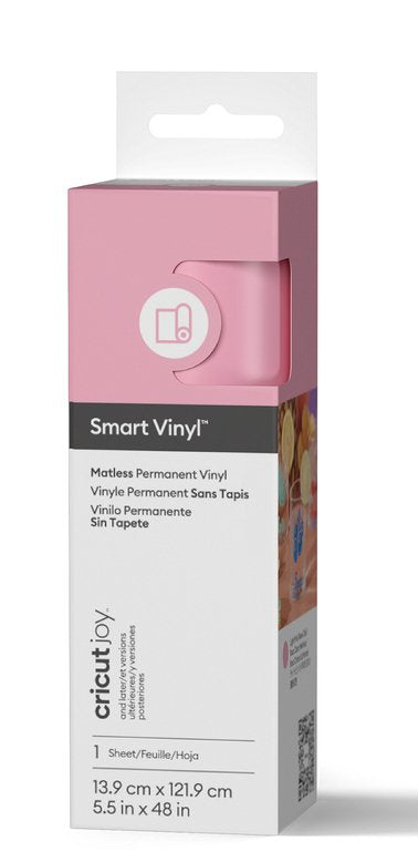 Cricut Smart Vinyl Permanent Joy 14X122CM 1 Sheet (mat Light Pink) — image 1