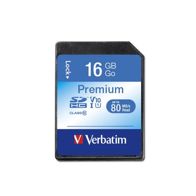 Verbatim Premium Secure Digital 16GB Sdhc Clase 10 43962 — image 1