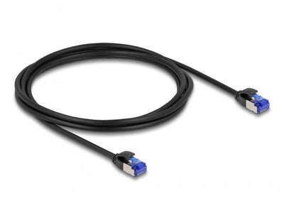 Delock 80228 Network Cable RJ45 CAT.6A S/FTP Slim 2M Black — image 1