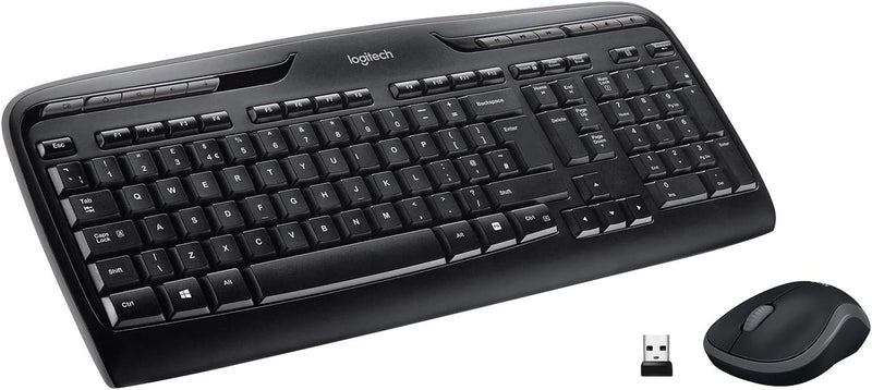 Logitech Keyboard Spanish + Mouse MK330 Wireless 920-003978