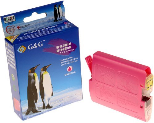 G&g Ink Compatible With Brother LC-970M/ LC-1000 Magenta