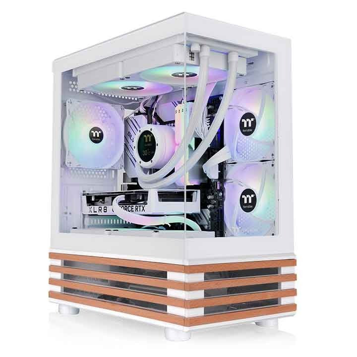 Thermaltake PC Case Mini View 170 Ws ARGB Snow White CA-1Z4-00M6WN-WS