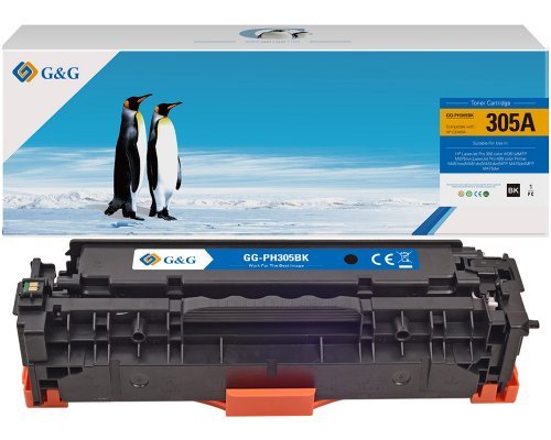 G&g Toner Compatible With HP 305A CE410A