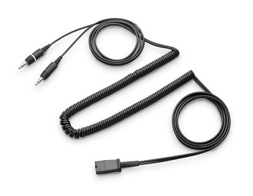 Poly Stereo Cable With 3,5MM a Dual-qd-conector — image 1