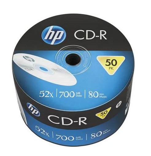 HP Cd-r 80MIN/700MB/52X Bulk Pack (50 Drives