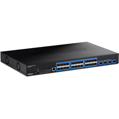 Trendnet 28-PORT Layer 2 Managed Sfp Switch With 10G Sfp + — image 1