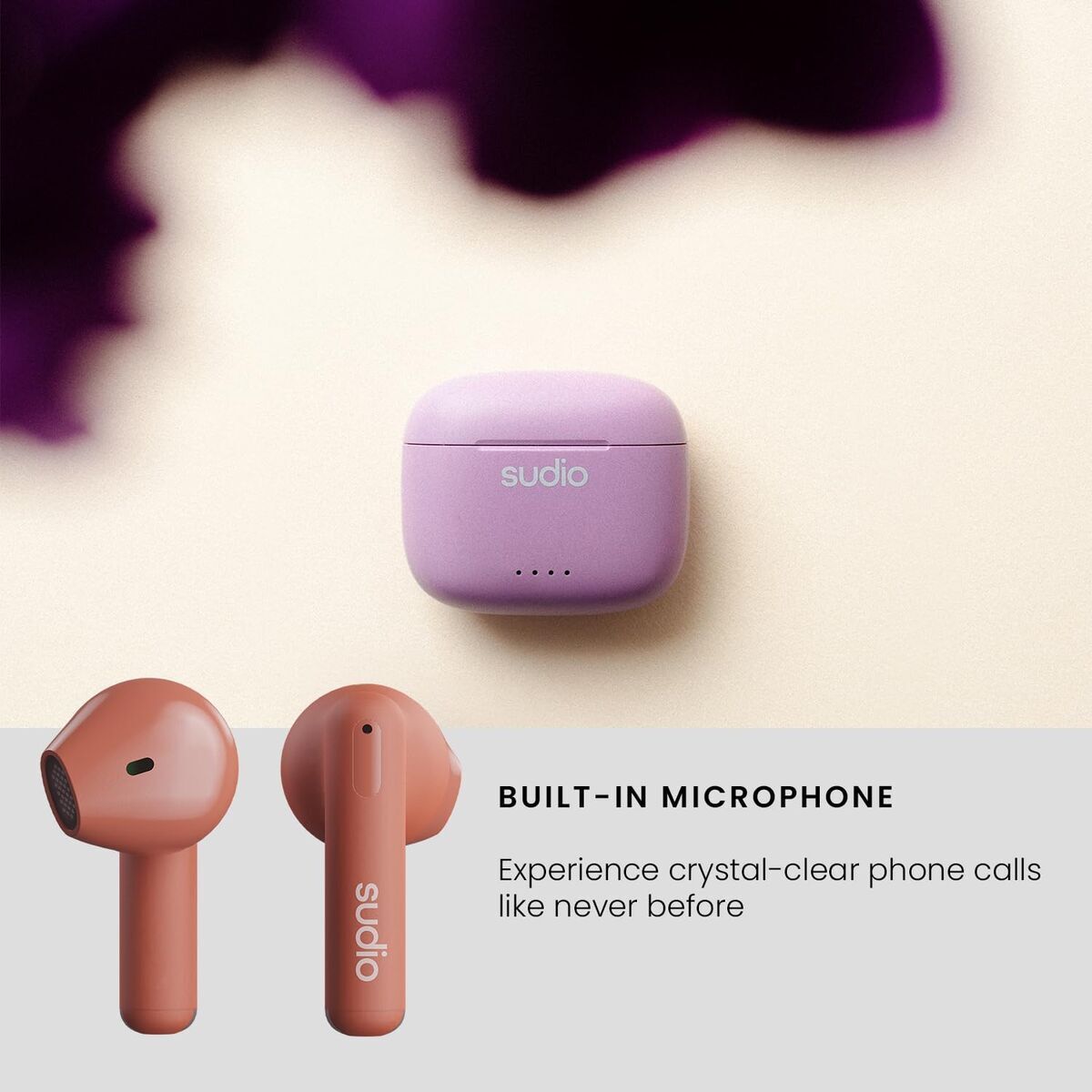 Sudio In-Ear Bluetooth Headphones Sudio A1 True Wireless Orange