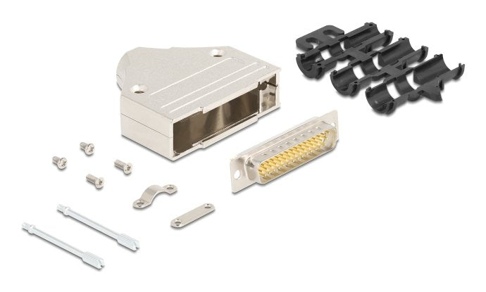 Sub-d Housing Connector 44 Pin Metal Includes Connector Male And Material Assembly