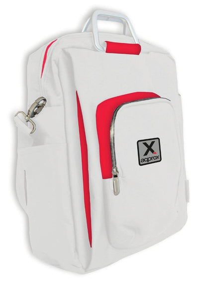 Approx Backpack Laptop 15.6\1 Nylon Design Colour White/Red — image 1