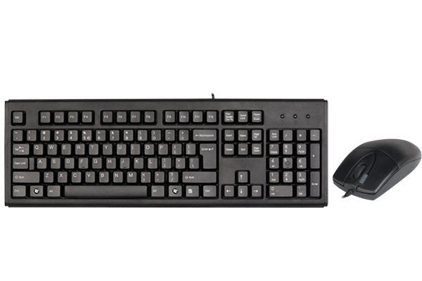 Keyboard English + Mouse A4TECH KM-720620D USB QWERTY Black