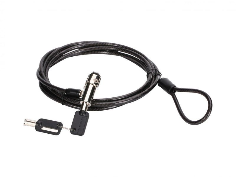Conceptronic Nbt Lock With Key Laptop Nano 1,8M Black