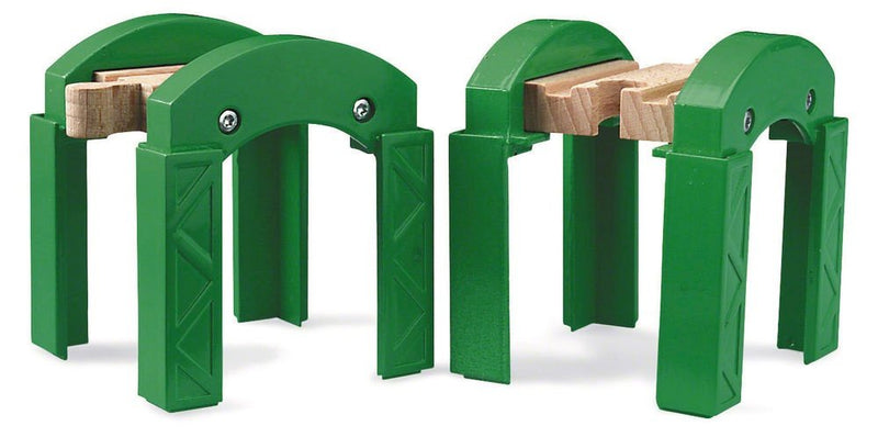 Brio World Sistema Puente Stackable World, Carril Green/Brown 33253
