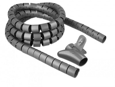 Delock Hose Espiral With Tool Extracción, 2,5 Metres X 30MM, Hose Cable Grey 18846 — image 1