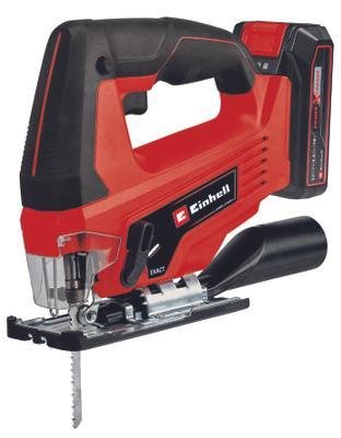 Einhell Sierra Calar Inalámbrico Tc-js 18 Li Rojo/Negro Batería Li-ion 2.5AH, Funda E-caja Basic) Li 4321228