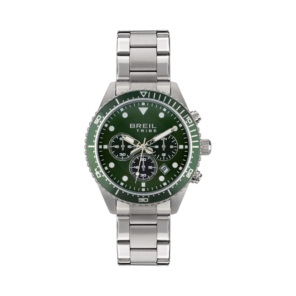 Breil Unisex Watch Breil Ew0638 Green Silver