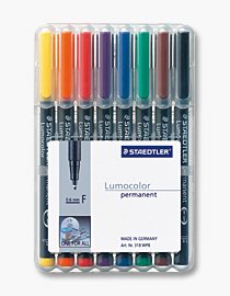 Staedtler Lumocolor Markers Permanentes 8 Pieces