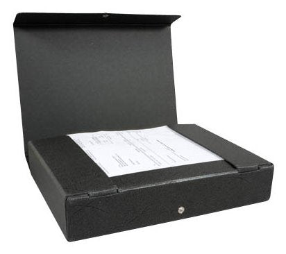 Elba Dokumentenmappe A4 14MM Starker Hartpappe(rc) Black