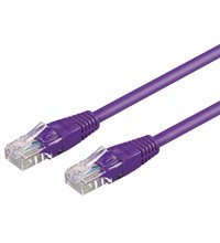 Cable CAT.6 Patch, U/UTP, Violet, 10M - Cca Material — image 1