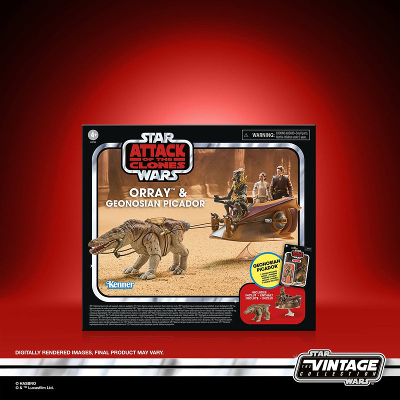 Hasbro Figura Star Wars Attack De The Clones Geonosian Picador
