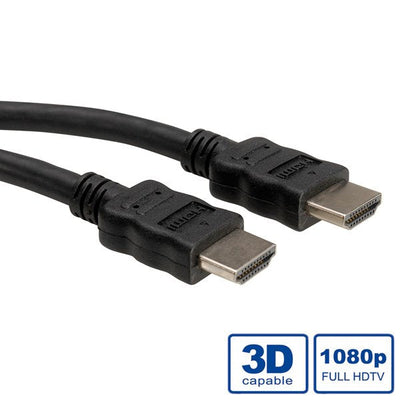 Roline HDMI High Speed Cable With Ethernet, Lsoh, Black 3M — image 1