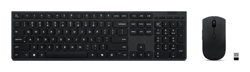 Lenovo 4X31R64316 Keyboard Mouse Included Office RF Wireless + Bluetooth QWERTY English Ee. Uu. Grey