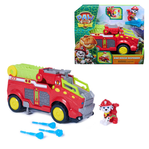 Spinmaster Paw Patrol: Der Dino Film - Marshalls Extragrosses Dino-rettungs-feuerwehrauto 6076167 — image 1