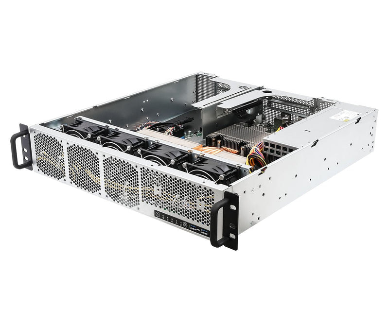Asrock 2U1G-B650/Evac Server Barebone Zócalo AM5 Bastidor (2U)