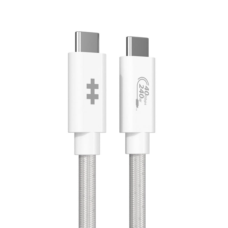 Cable Hyper Hyperdrive Next USB USB4 Gen 3X2 1,2M USB C White