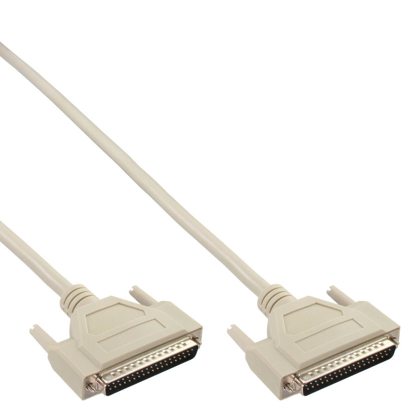 Inline Cable Extensión Serial 37 Pines DB37 Male a Male Directo 5M